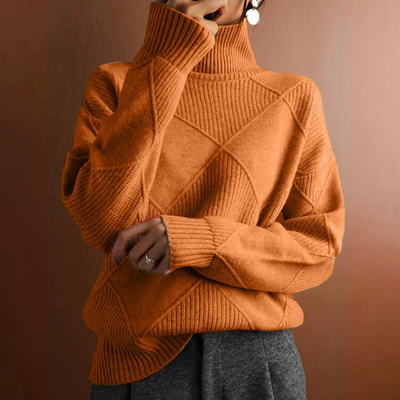 Chunky Lotus™ - MAGLIONE A COLLO ALTO