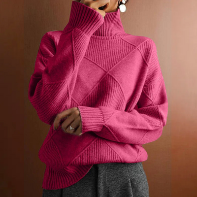 Chunky Lotus™ - MAGLIONE A COLLO ALTO
