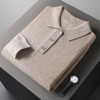 VALENTINO™ | Polo 100% Cachemire à Manches Longues