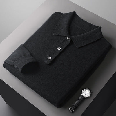 VALENTINO™ | Polo 100% Cachemire à Manches Longues