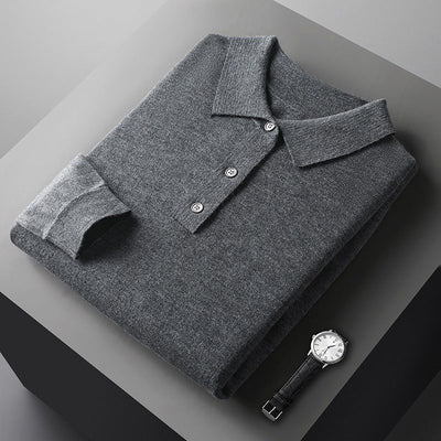 VALENTINO™ | Polo 100% Cachemire à Manches Longues