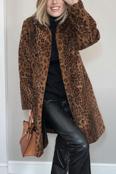 Daisy | Manteau Imprimé Léopard
