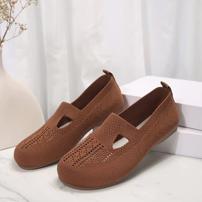 Elodie｜Chaussures plates tricotées pour femmes