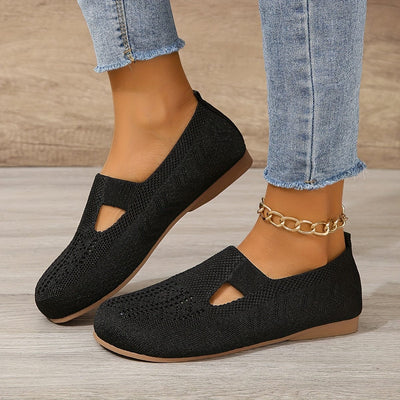 Elodie｜Chaussures plates tricotées pour femmes