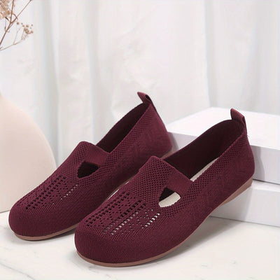 Elodie｜Chaussures plates tricotées pour femmes