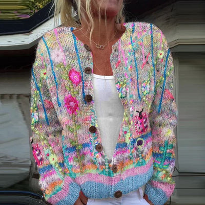 Sanne | Veste élégante avec imprimé floral