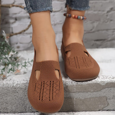 Elodie｜Chaussures plates tricotées pour femmes
