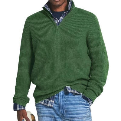 Finn | Pull Tricoté avec Zip pour Hommes