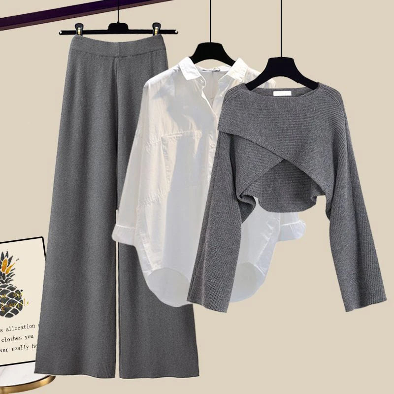 Mia | Ensemble trois pièces confortable et doux avec manches longues