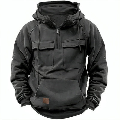 Xavier™ Prime - Sweat à capuche d'hiver confortable avec fermeture éclair