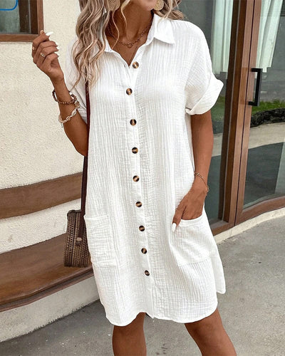 Mélanie｜Robe Chemise Confortable