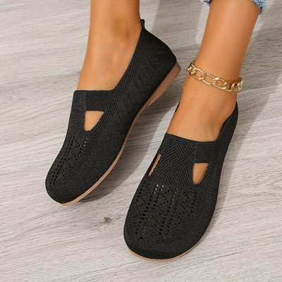 Elodie｜Chaussures plates tricotées pour femmes