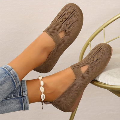 Elodie｜Chaussures plates tricotées pour femmes