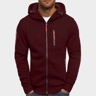 VINCENZO | SWEAT À CAPUCHE AVEC ZIP