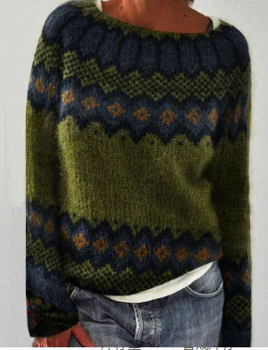 KIRRA - PULL EN MAILLE RÉTRO POUR FEMME