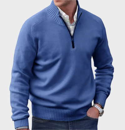 MALIK | PULL ÉLÉGANT À ZIP