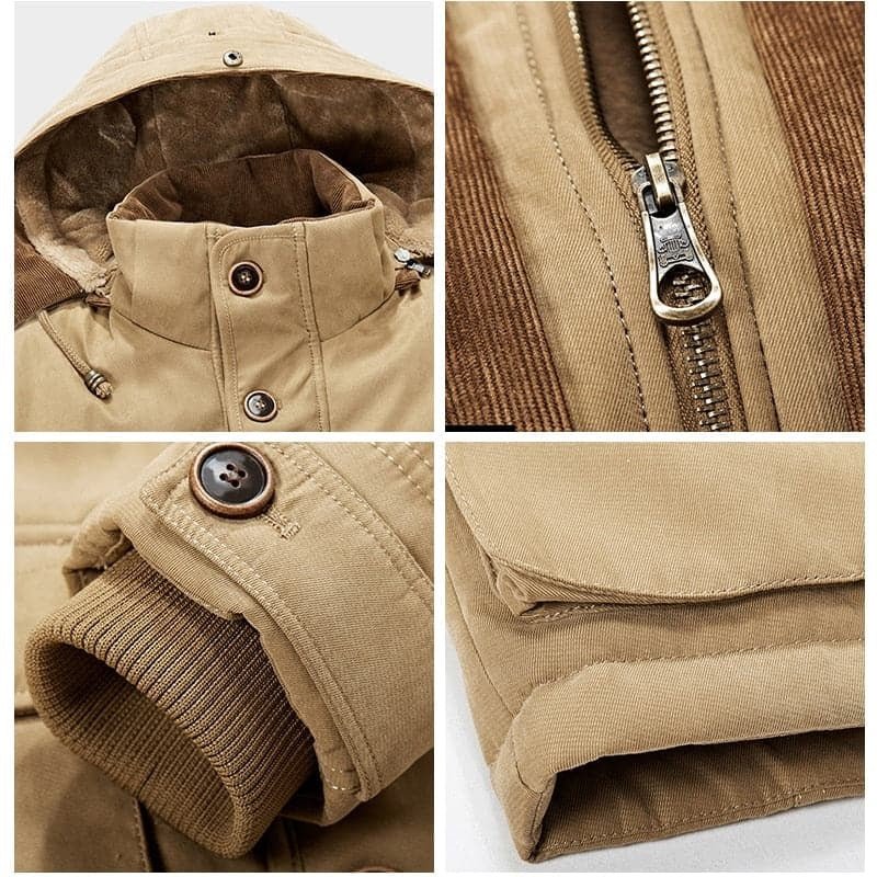 MAX - VESTE D'HIVER ENDUITE EN POLAIRE