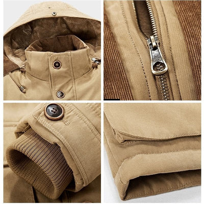 MAX - VESTE D'HIVER ENDUITE EN POLAIRE