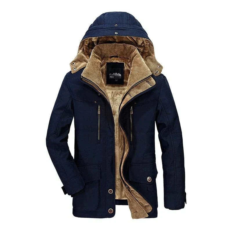 MAX - VESTE D'HIVER ENDUITE EN POLAIRE
