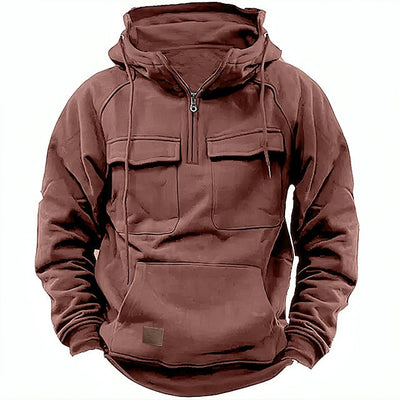Xavier™ Prime - Sweat à capuche d'hiver confortable avec fermeture éclair