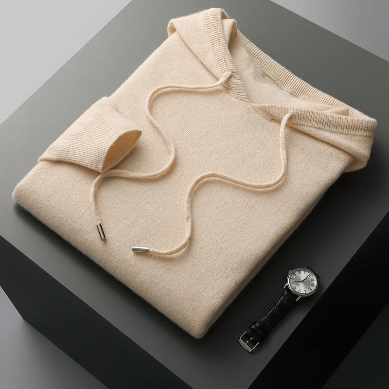 ANDRÉ | Sweat 100% Cachemire avec capuche