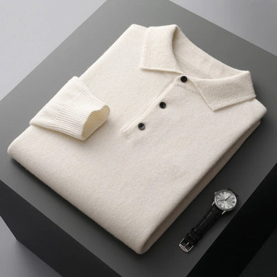 Rafael | Pull Polo en Cachemire