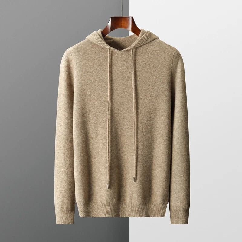 ANDRÉ | Sweat 100% Cachemire avec capuche