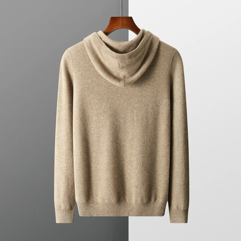 ANDRÉ | Sweat 100% Cachemire avec capuche