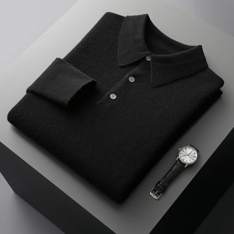 Rafael | Pull Polo en Cachemire