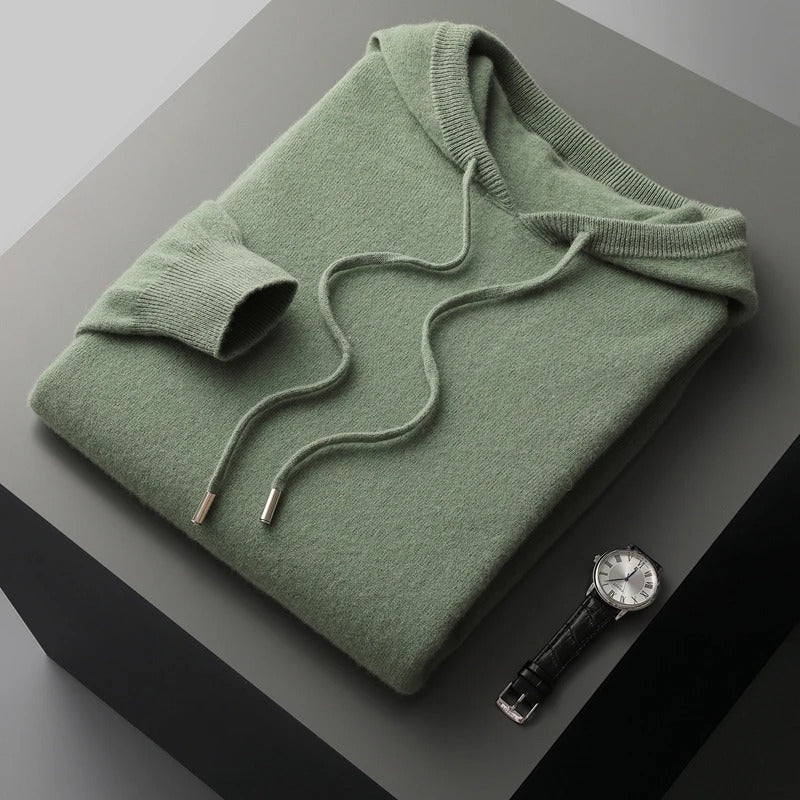ANDRÉ | Sweat 100% Cachemire avec capuche