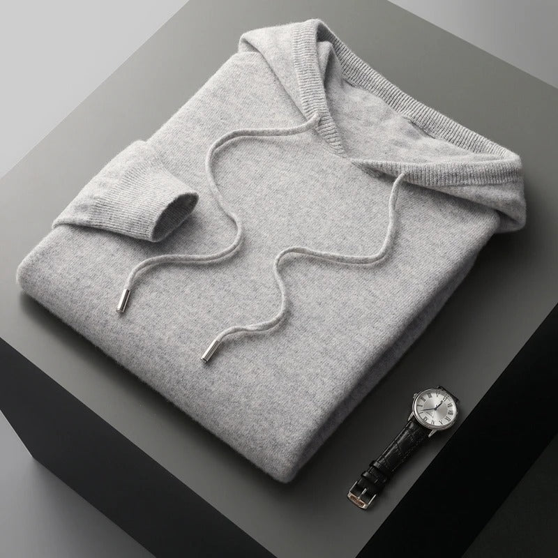 ANDRÉ | Sweat 100% Cachemire avec capuche