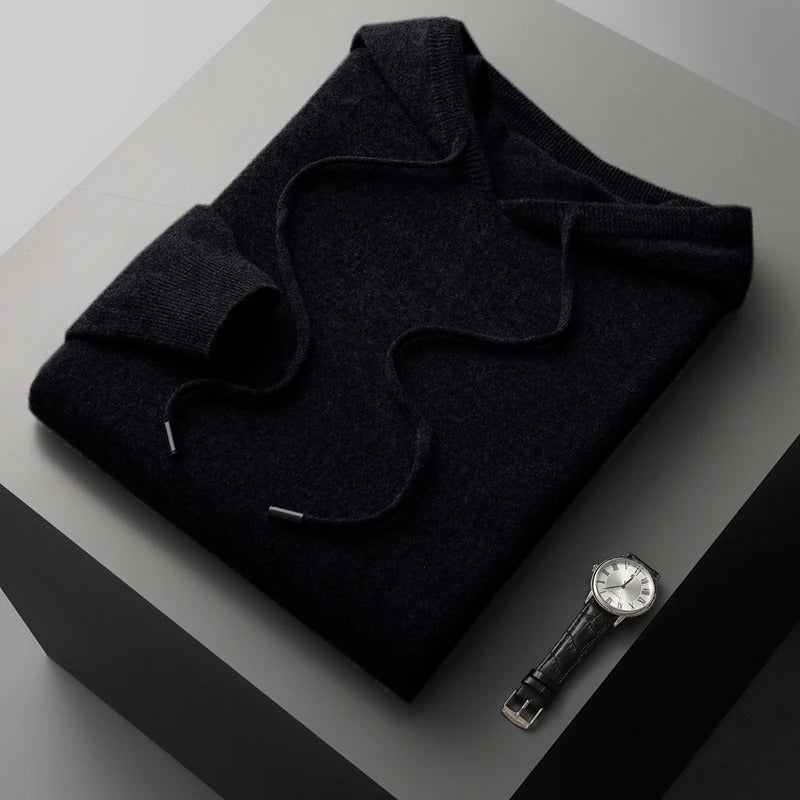 ANDRÉ | Sweat 100% Cachemire avec capuche