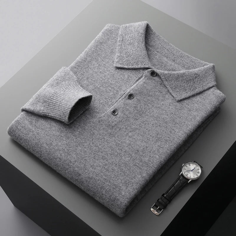 Rafael | Pull Polo en Cachemire