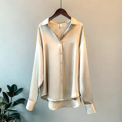 Emma - Blouse Satinée Éclatante