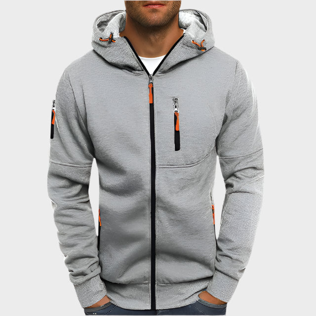 VINCENZO | SWEAT À CAPUCHE AVEC ZIP