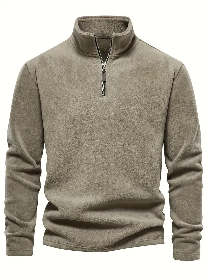 Joshua™ | Pull en polaire avec zip quart