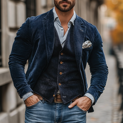 Patricio™ | blazer classique complet + gilet