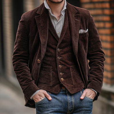 Patricio™ | blazer classique complet + gilet