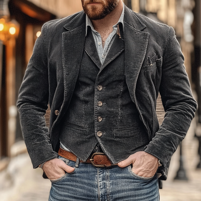 Patricio™ | blazer classique complet + gilet