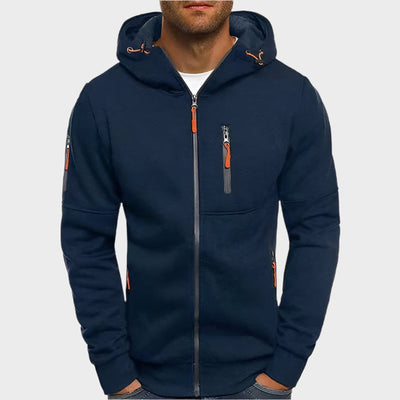 VINCENZO | SWEAT À CAPUCHE AVEC ZIP